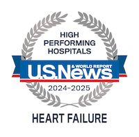 High performing hospital heart failure badge
