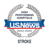 High performing hospital stroke badge